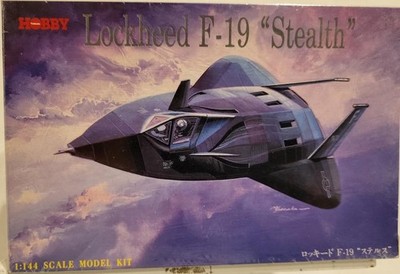 Rare Tsukuda Hobby Lockheed F-19 Stealth Fighter 1/144 Scale JO3-200 (New)
