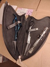 SharkFin 440-A Scissors Thinning Texture Cutting Shears Right Case Nice Lot