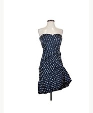 Brand new dress, Tory Burch, polka dot print, blue, short