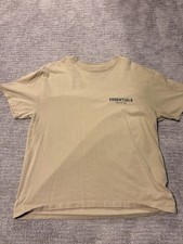 Men  s Essentials FOG T-Shirt Tan Size Medium