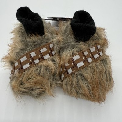 New Disney Star Wars Chewbacca Faux Fur Non-Slip Sleepers for Toddlers/Kids