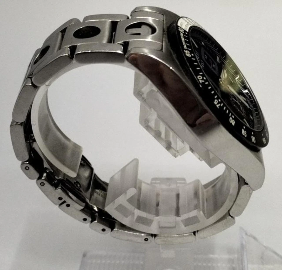 TISSOT RKQ-JA-20636 Quartz Black Dial Silver Stainless Steel Watch - image 2 of 4