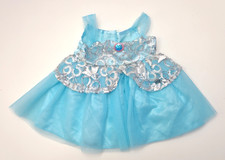 Build A Bear Princess Dress Gown Blue Gem Clothes BAB Outfit Plush Toy