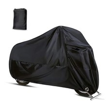 Motorcycle Cover for All Seasons, Full Coverage Waterproof Sun Protection