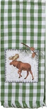 Kay Dee Designs Pinecone Trails Tea Towel, Green