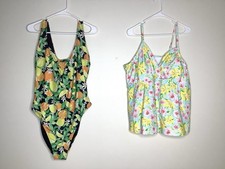 Women  s Plus Size Swimsuit Bundle Old Navy Crown  Ivy Size 2X