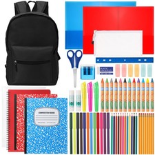 67 Pcs Back to School Supplies with Backpack ...