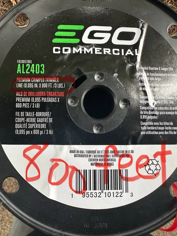 Ego Commercial String Trimmer. 0.95 800 Feet - Image 2 of 4