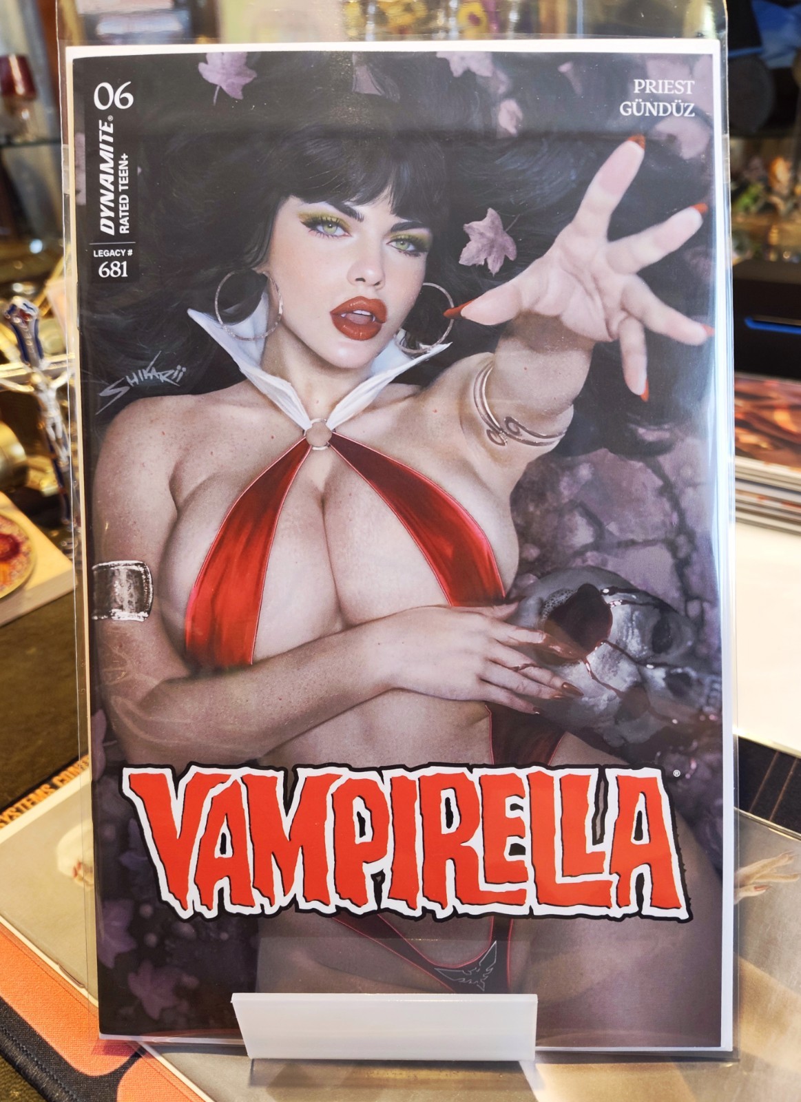 Vampirella #6 616 Comics USA Retailer Exclusive Shikirii Variant Limited To 500