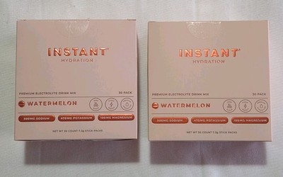 Instant Hydration Premuim Electrolyte Drink Mix Watermelon 59 Packets