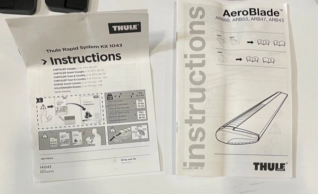 CHRYSLER TOWN & COUNTRY 2008-2012 KIT DE RACK MULTIUSOS 82211846AB - NUEVO OEM Foto 2 de 2