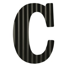 COLLECTIVE HOME - 12" Letters for Wall Decor, Decorative Corrugated Black Let...