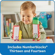 Numberblocks Friends Thirteen and Fourteen Figures, Numbers for Toddlers, Mat...