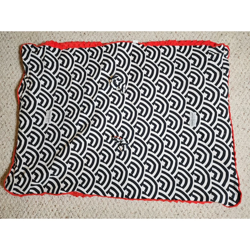 Cubierta de asiento de coche rojo negro blanco cubierta de asiento de coche bebé bebé bebé coche Foto 2 de 4