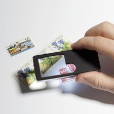 Loupe lumineuse, grossit 10 x, (+2,5x) avec éclairage -  Réf: 339919.     