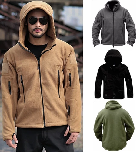 Herren Brandit Teddy fleece Jacke sweatjacke Übergangsjacke Outdoor Winterjacke - Bild 4 von 18