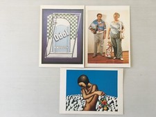 Konvolut 3 Postkarten POP ART Dieter Asmus Duane Hanson Stuart Davis