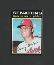 1971 Topps Denny McLain #750 ~~ Tough SP High Number!