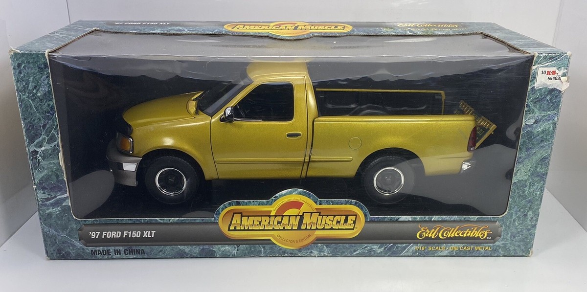 American Muscle 1/18 Scale 1997 FORD F-150 XLT”RARE COLOR