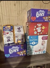  4 Samples Of Luvs Platinum Protection Sleepy NightsSize 7 Diapers 41 LBS 