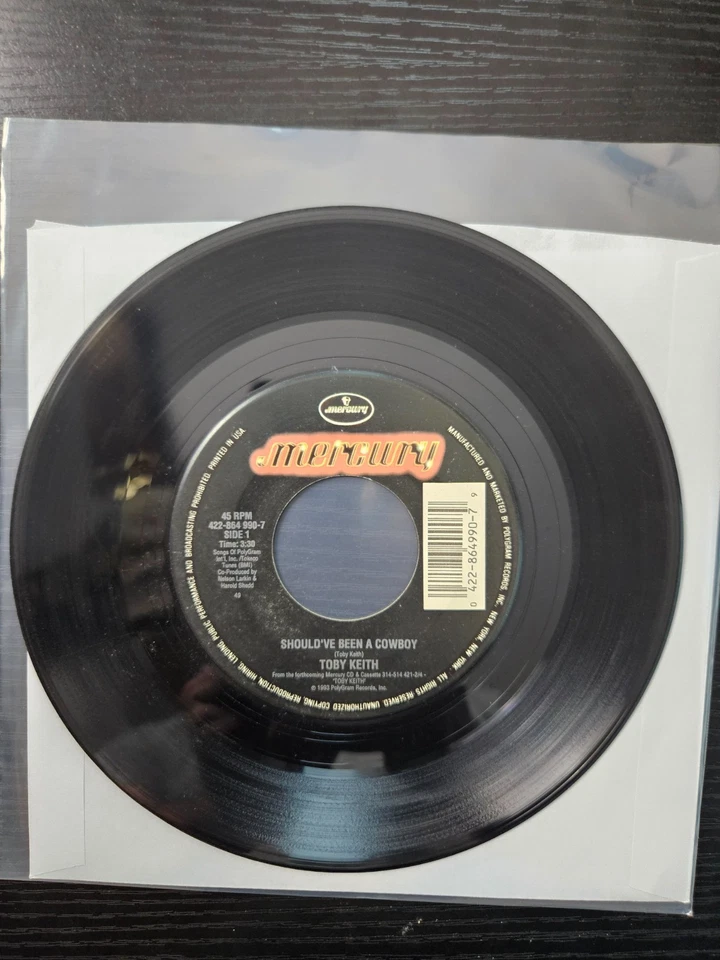 Toby Keith 45 Should've Been A Cowboy / Some Kinda Good Kinda Hold On Me - Image 3 of 4