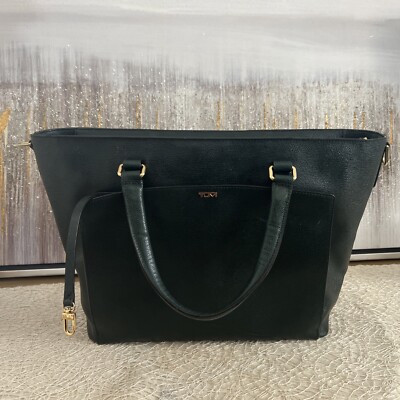 TUMI Sinclair Camila Dark Green Business Tote Bag W/O Crossbody