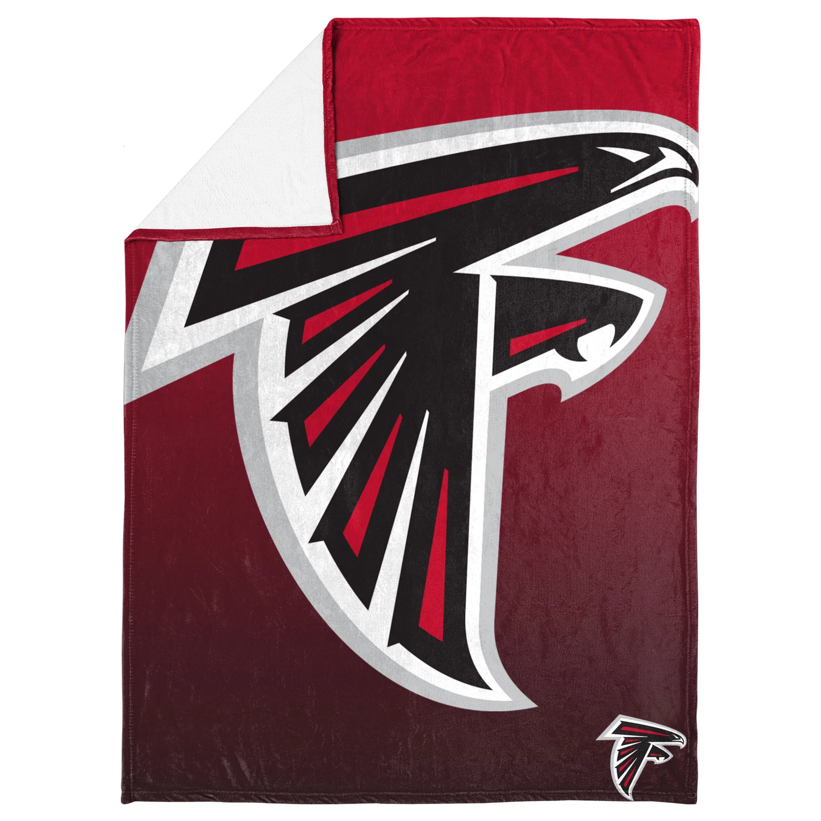 football Atlanta Gradient Micro Raschel Throw Blanket, Christmas Gift