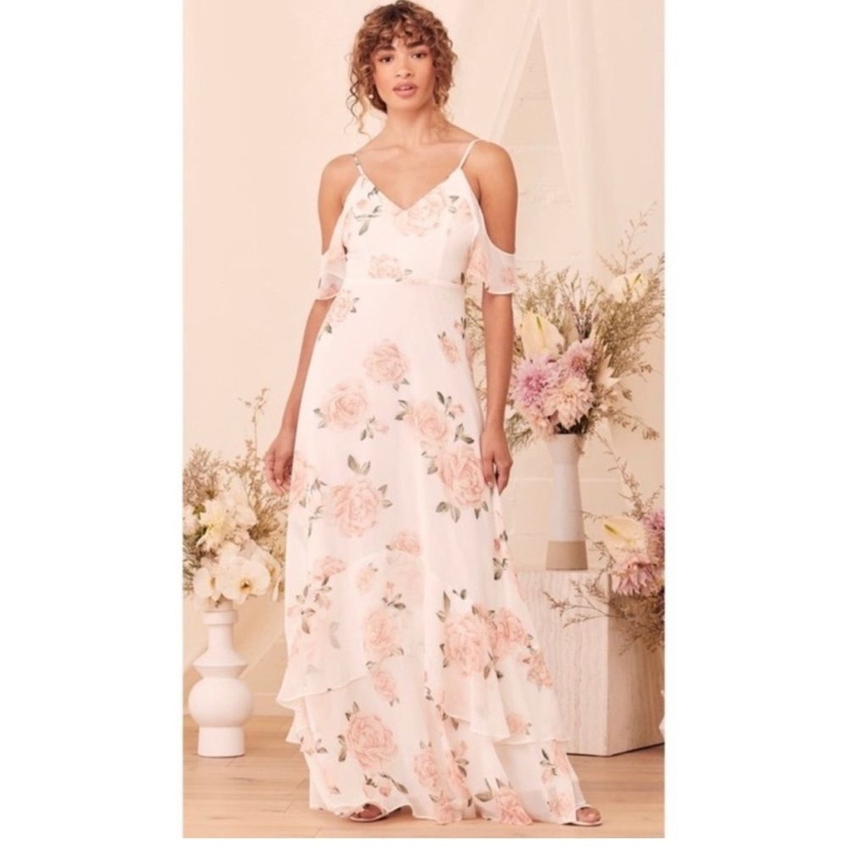 Formal Gown Lulus Ocean Of Elegance Ivory Maxi Dress Ocean Of