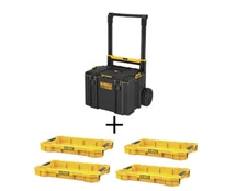 TOUGHSYSTEM 2.0 24 in. Mobile Tool Box Heavy-Duty & (4) 2.0 Shallow Tool Trays