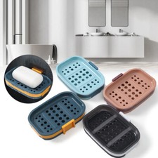 Portasapone Piatto Forte Aspirazione Bagno Doccia Bagno Rete Scarico Vassoio Box