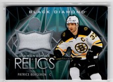 2024-25 Upper Deck Black Diamond Mine Relics Patrice Bergeron #DMR-PB