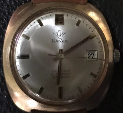 VTGE WATEX MENS WATCH 25 JEWELS AUTOMATIC INCABLOC