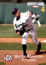 2010 Cedar Rapids Kernels Team Issue #4 Buddy Boshers Huntsville Alabama AL Card