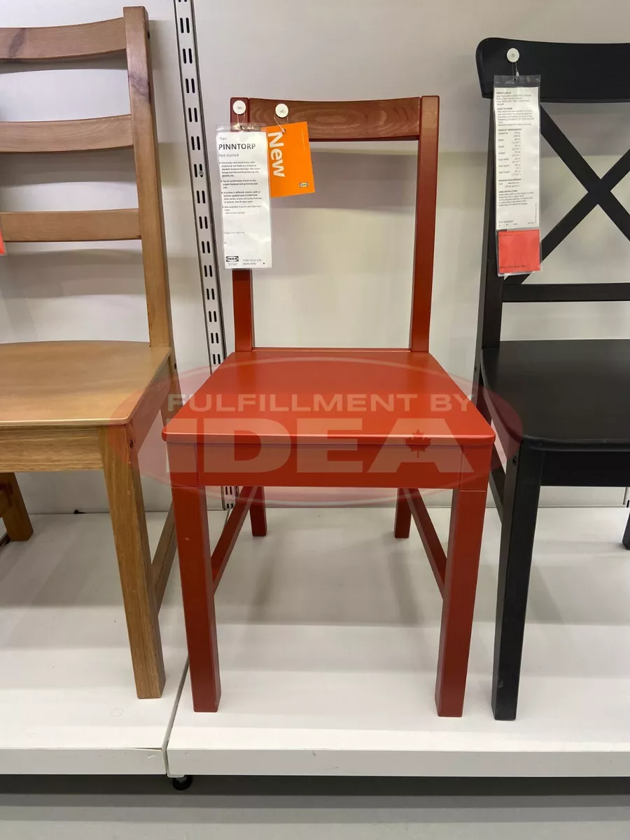 Brand New IKEA PINNTORP Red Stained Dining Chair 405.294.76 eBay