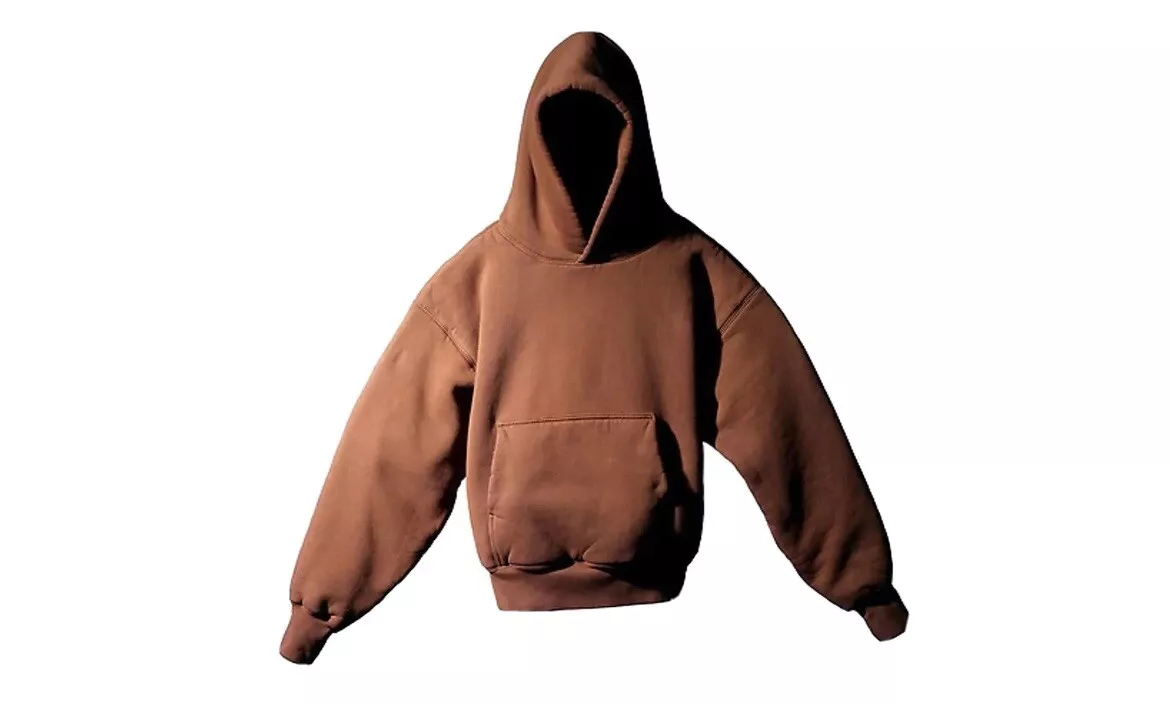 Yeezy x Gap Perfect Hoodie 'Brown' Pullover Kanye West Ye Cropped Heavy Small