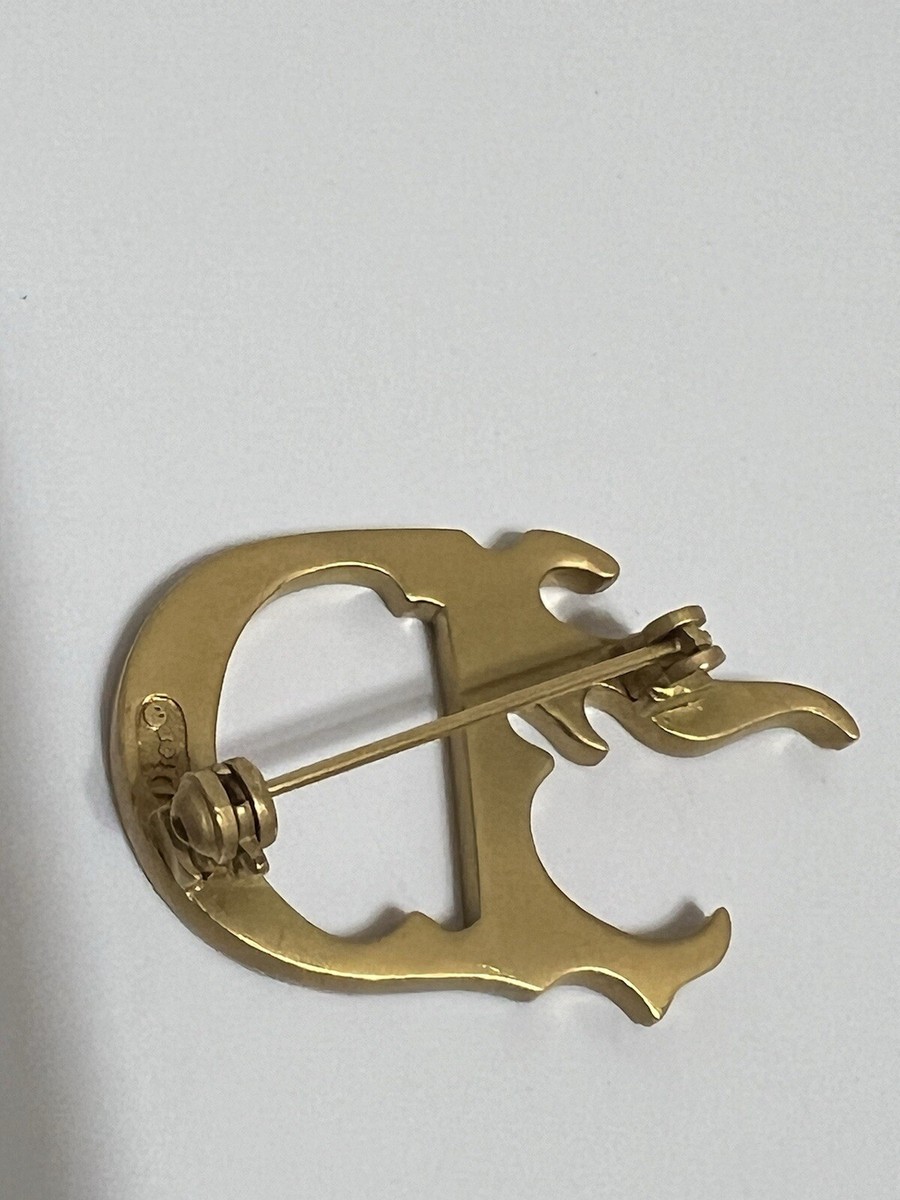 アクセサリー Christian Dior John Galliano brooch Vtg Christian Dior by John Galliano D Logo Brooch | eBay