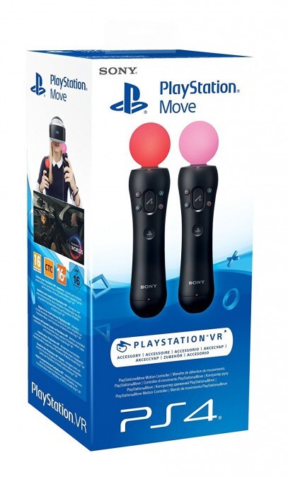 GENUINE - Sony PlayStation 4 - PS4 Move Motion Controller Twin Pack - NEW