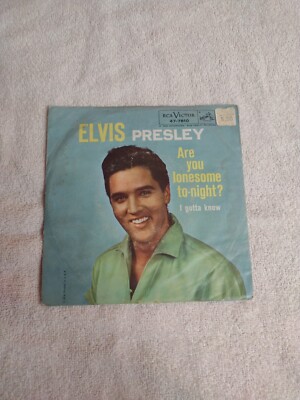 ELVIS PRESLEY ~ ARE YOU LONESOME TONIGHT / I GOTTA KNOW RCA 47-7810 45 ...