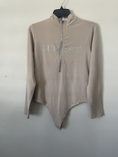 Women's GUESS Elvia zipped bodysuit NWT