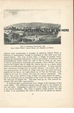 VIEW OF SELBORNE HAMPSHIRE  ILLUSTRATION PRINT
