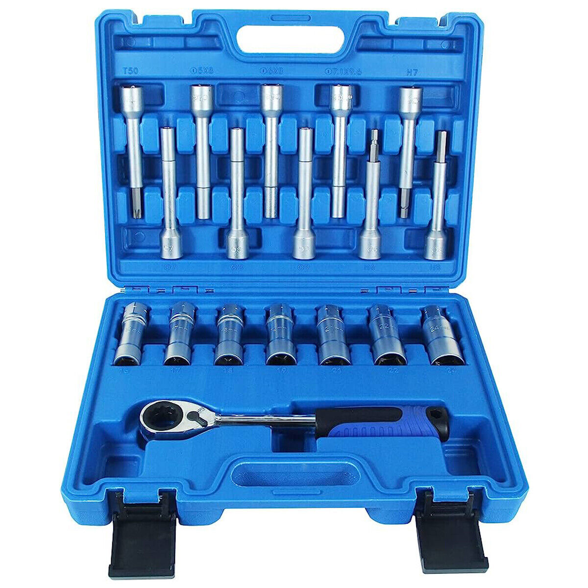 18pc Strut Shock Installation Tool Kit Removal Nut Socket Set Absorber