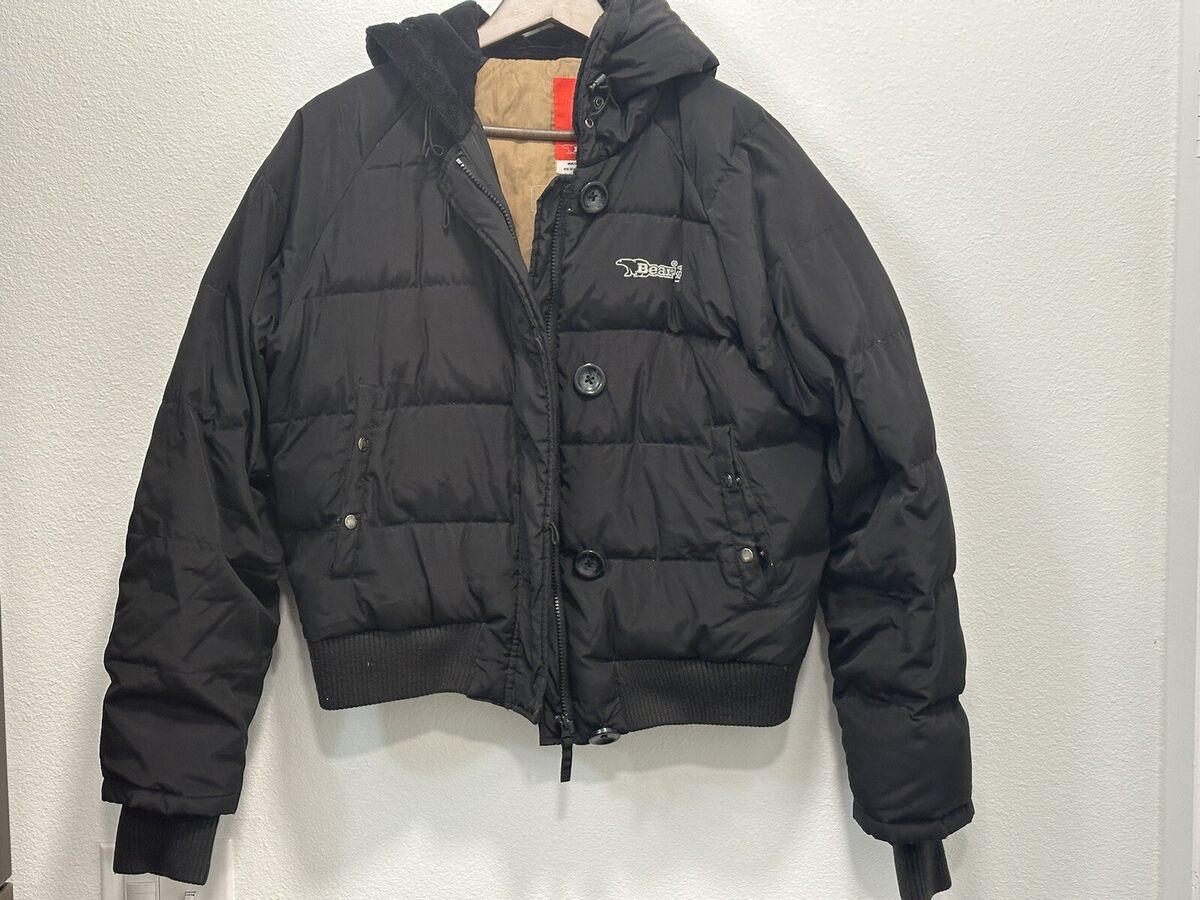 Vintage Bear USA Black Goose Down Bubble Jacket (Size L) | eBay Vintage Bear USA Black Goose Down Bubble Jacket (Size L) | eBay
