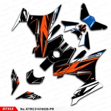 Custom Vinyl Sticker Decal Graphics for RC 125 200 250 390 RC390 2014 2015 2016