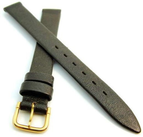 Reloj Banda de Cuero Lagarto Cosido Negro Marrón 10, 11, 12, 13, 14, 16, 19, 21 mm - Imagen 13 de 23