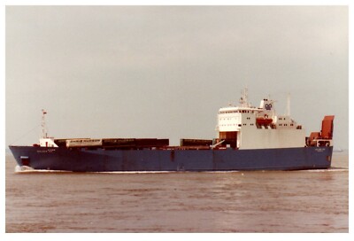 BALDER VIV Merchant Ship Ferry Ramp Containers Photograph 3.5''x5''