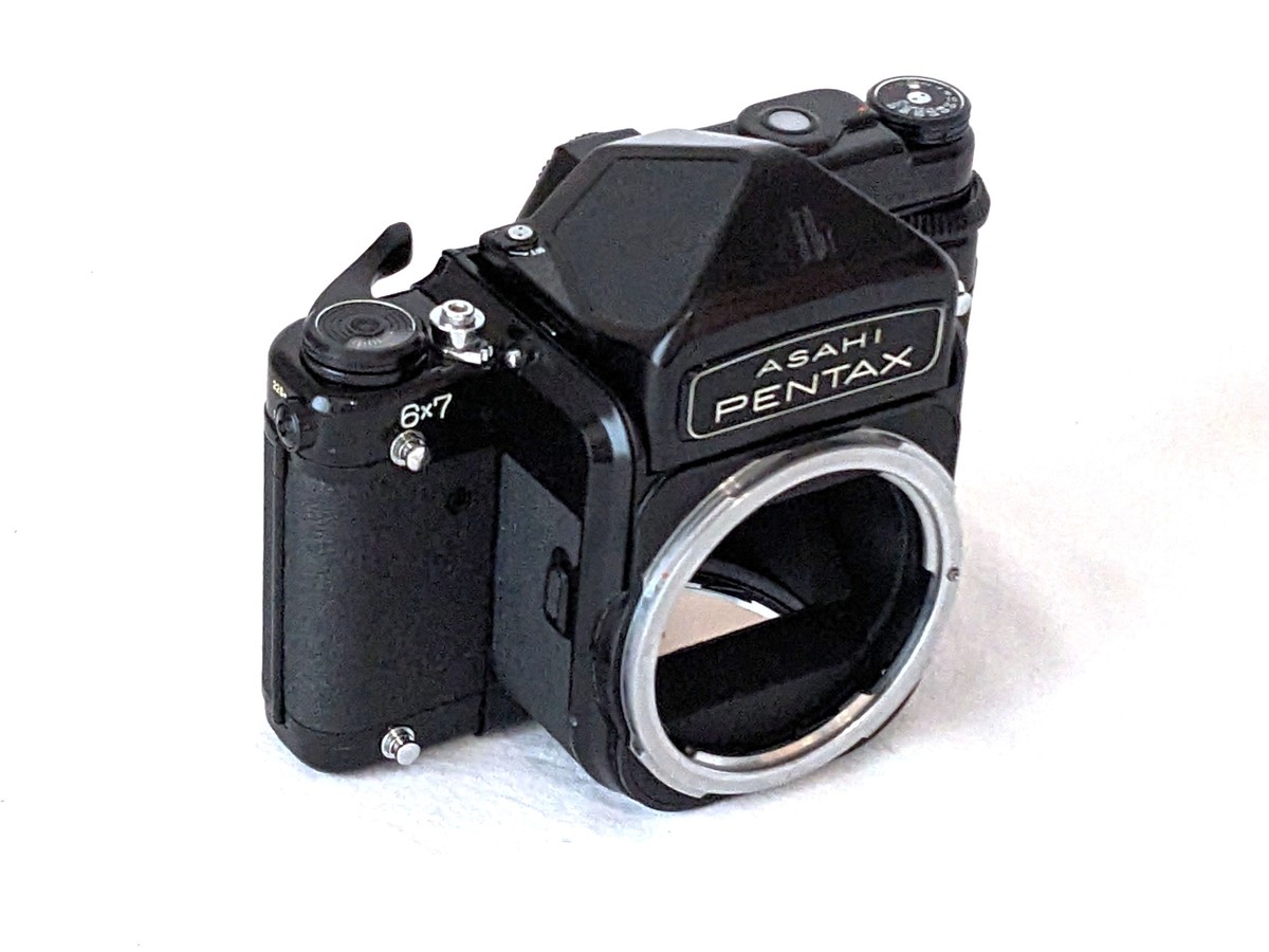 Exc+5] PENTAX 6x7 M Up Eye Level Film Camera SMC T 55mm F