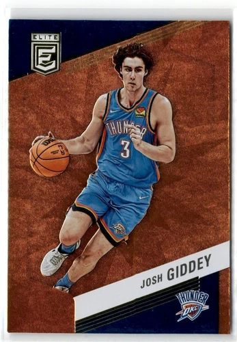 2022-23 Donruss Elite Orange Refractor Josh Giddey Oklahoma City Thunder #183
