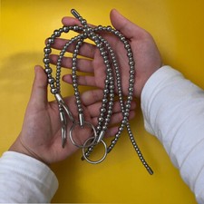 E-stim Urethra Penis Plug Stainless Steel Sounds Beads Sounds Insert Plug Rod