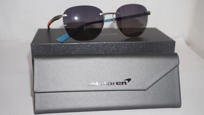 McLaren New Sunglasses Rimless Gunmetal Grey MLMS 85S0302 54 17 145