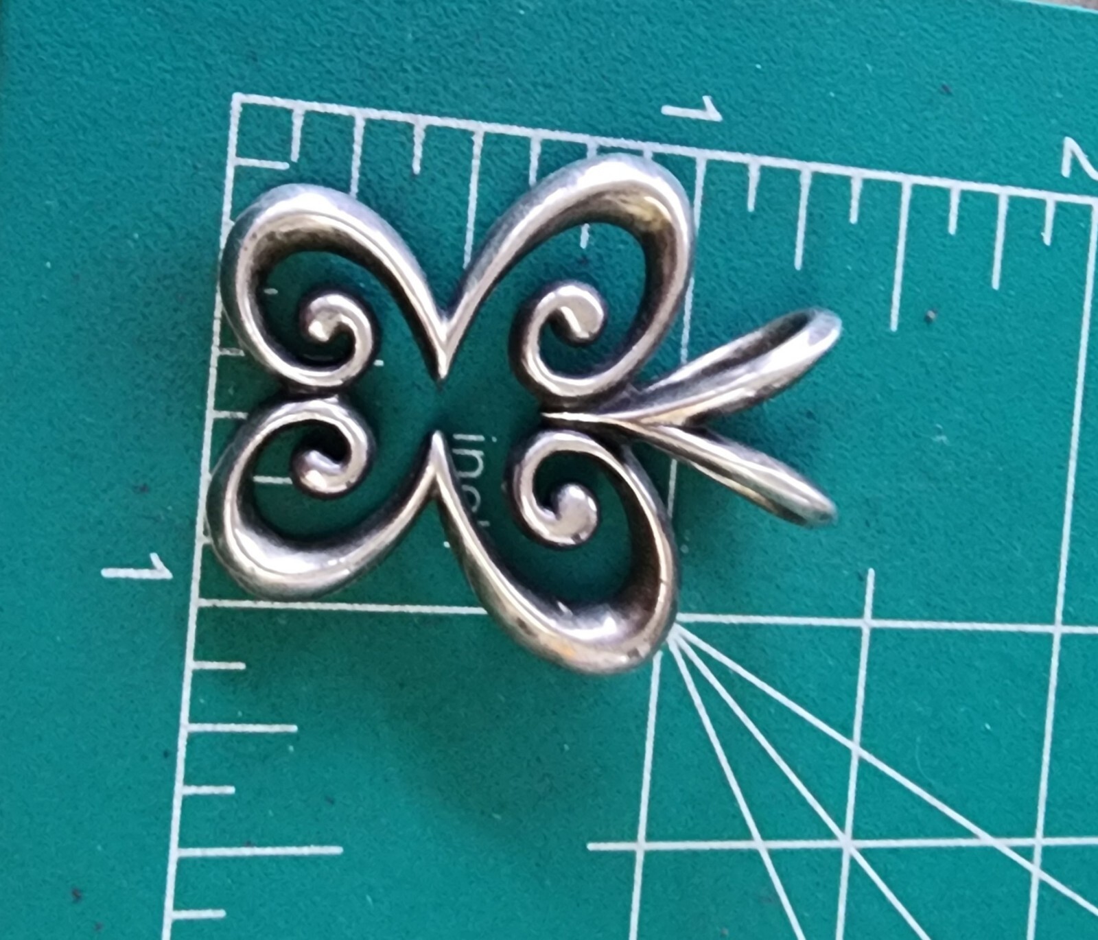 James Avery Retired Large Butterfly Pendant Sterling … Gem